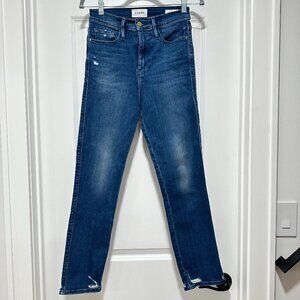 Frame Denim Le Sylvie Crop High Rise Jeans Size 26